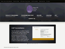Tablet Screenshot of npvfertilitycenter.com